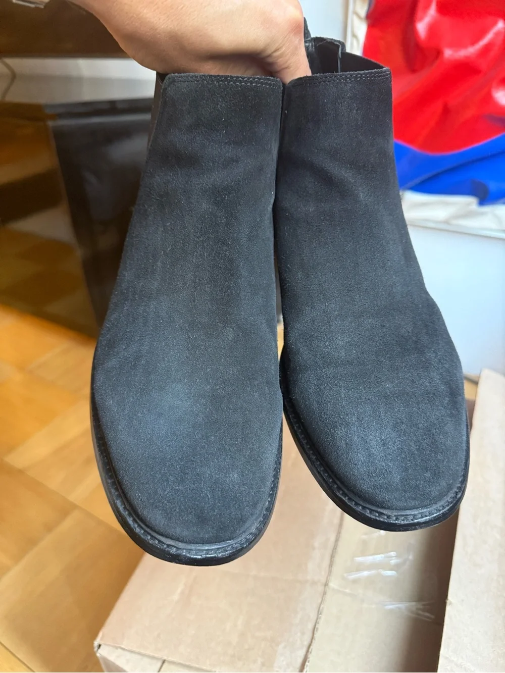 AllSaints Black Suede Chukka Chelsea Boot Sz 11 / 44